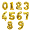 Big Size Gold Sliver Rose Gold Number Balloon Birthday Wedding Party Decorations