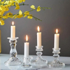 Simple Durable Glass Candle Holders Glass Containers For Candles For Romantic Wedding Centerpieces Home Table Centerpiece Decor
