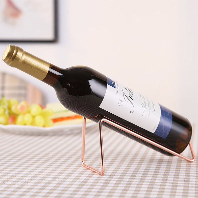  Simple Electroplating Craft Wine Rack Stainless Steel Red Wine Beer Wine Holder