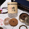 Hot 48pcs/Box Natural Coil Incense Coil Help Sleep Home Aromatherapy Fragrance Indoor Buddhist Sandalwood Incense Without Censer