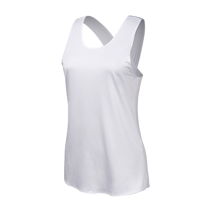 Yoga Shirt Women Gym Shirt Quick Dry Sports Shirts Cross Back Gym Top Women&#39;s Fitness Shirt Sleeveless Sports Top Yoga Vest