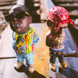 Rapper Resin Doll Character Decoration Desktop Statue Souvenir Tattoo Artist Sunglasses Decoration Hip Hop Doll Decoration