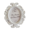 Floral Photo Frame Elliptical Picture Frame Small Baroque Photo Holder Desktop Picture Frame Wedding Decor Wedding Gift 3 Colors