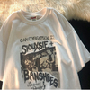 Women&#39;s T-shirt Oversized Streetwear Vintage Female T Shirt Grunge Harajuku Short Sleeve Hip-hop Y2k Tops Fashion Clothes Tee