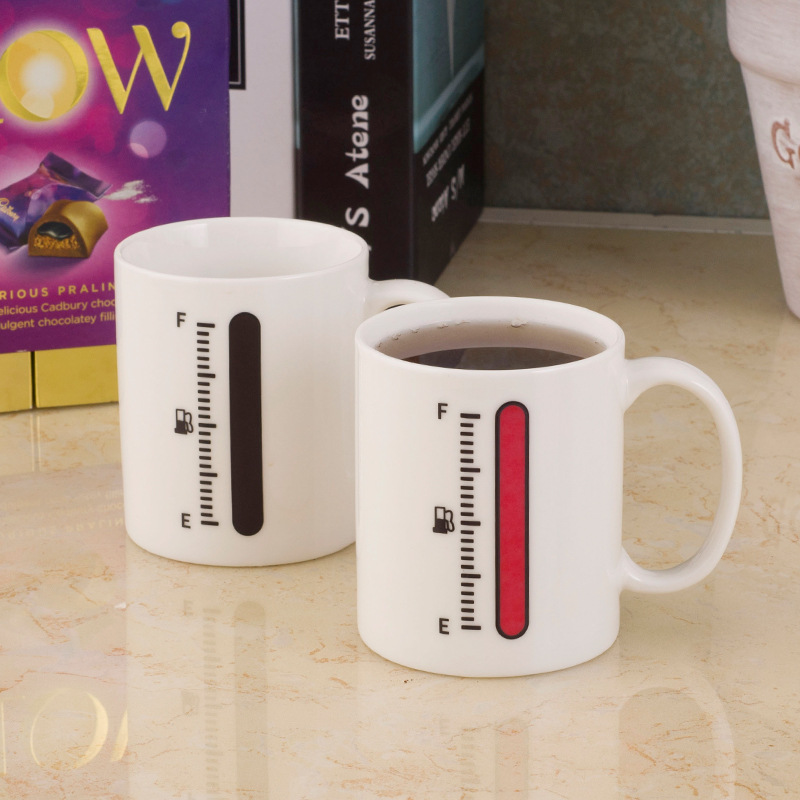 Promotional Gift Color Changing Mug, Porcelain Magic Sublimation Mug 