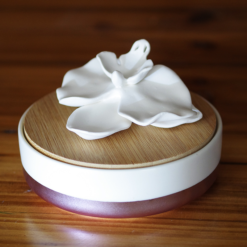 Hand Made Ceramic Flower Oil Reed Diffuser 200ml
