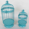 Cheap antique style wedding decor metal wire bird cage