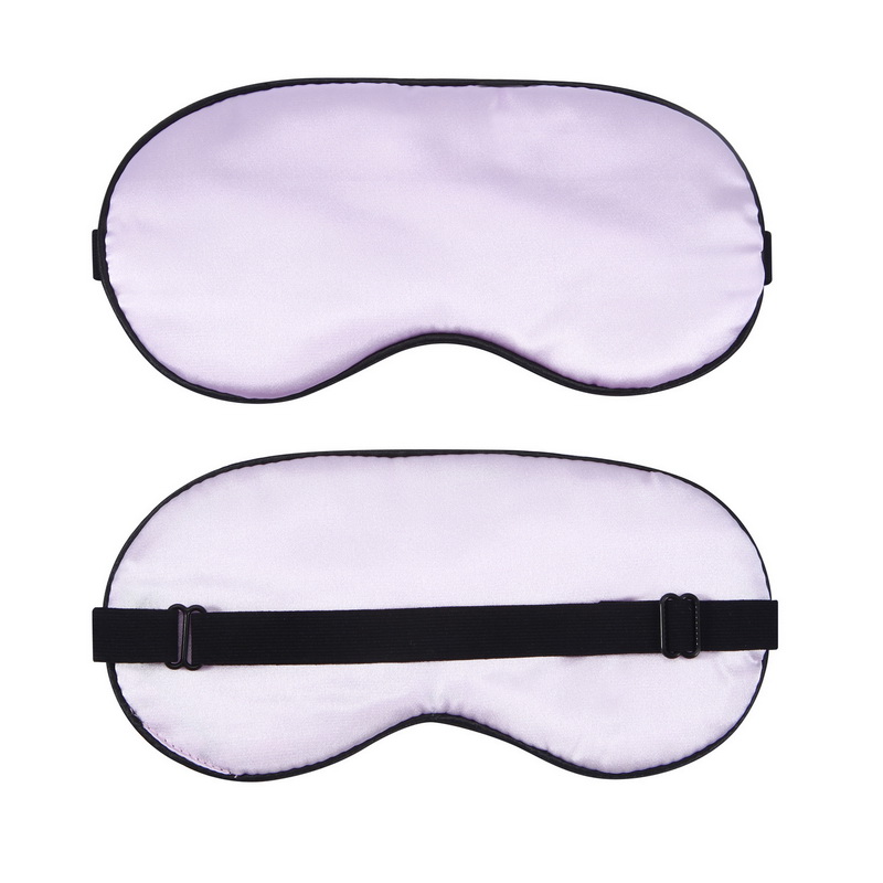 Cute Mulberry Silk Blindfold Travel Sleep Eye Mask with Eyelashes for Sleeping
