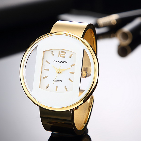 Luxury Brand Gold Silver Women Watches Steel Ladies Watch Creative Girl Quartz Wristwatch Clock 