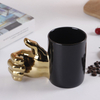 New Product 3D Unique HAND Ceramic Music Mug with Funny Handle 