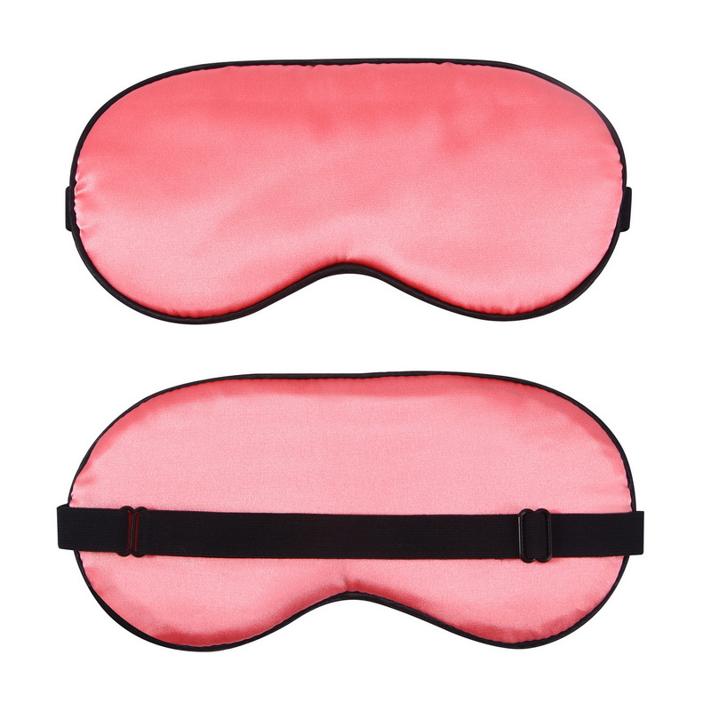 Cute Mulberry Silk Blindfold Travel Sleep Eye Mask with Eyelashes for Sleeping