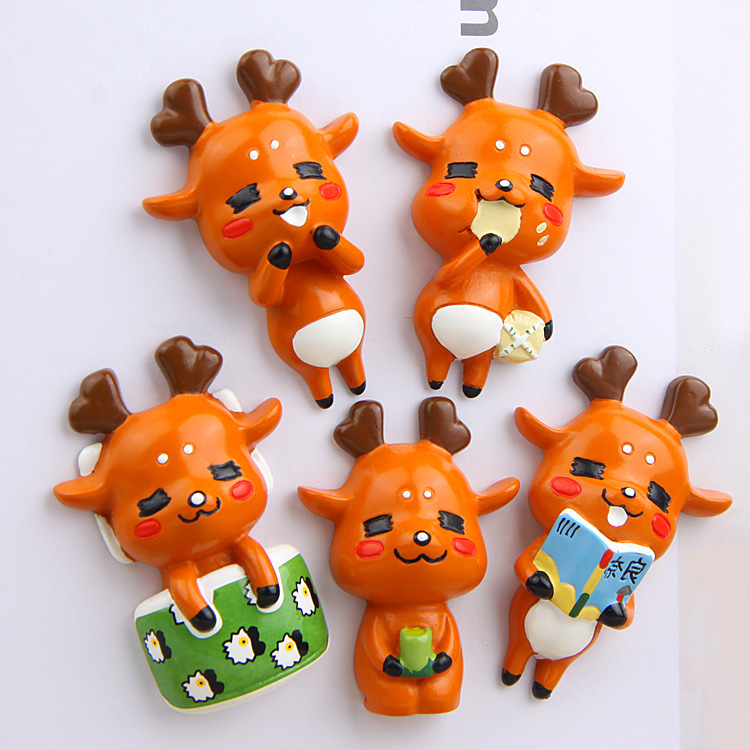 Factory wholesale polyresin mini cute fridge magnet