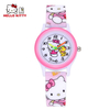 Hello Kitty Kids Watches Girls Children Pink Dress Wrist Watch Cute Child Cartoon Silicone Baby Clock