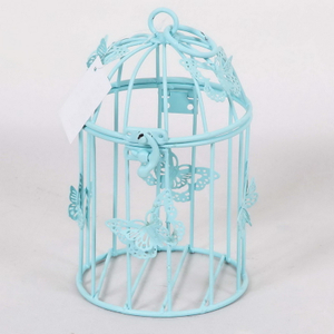 Hot Selling Cheap Vintage Decorative Metal Hexagon Bird Cages Carriers Houses