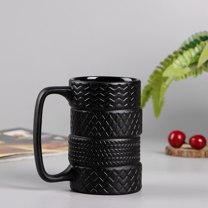 Exclusive Gift Item Novelty Car Wheel Shaped Tyre Design Coffee Mug 