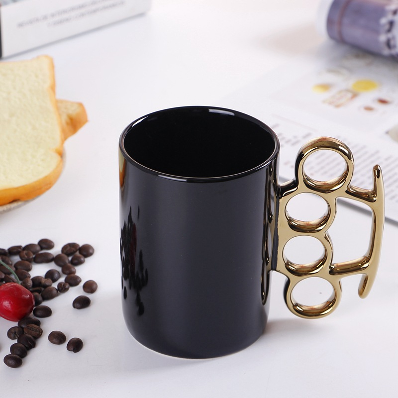 New Creative Products Porcelain Boxing Mug with Unique Handle - Buy 3d ...