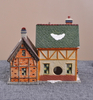 Ceramic Christmas Santa's Village Lighted House 