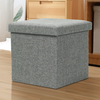 Peking Opera Facial Design Stool Colorful Foldable Storage Ottoman