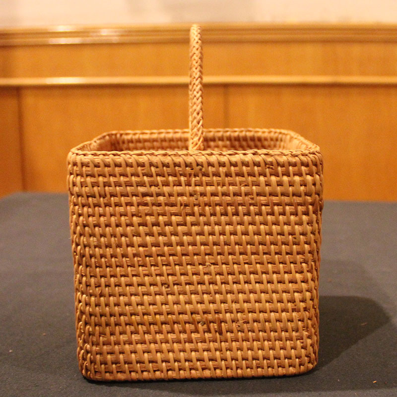 High Quality Best Selling Eco-friendly Unique Rattan Storage Basket 