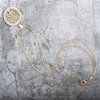 Hot Tree of Life Crystal Round Small Pendant Necklace Gold Silver Colors