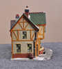 Ceramic Christmas Santa's Village Lighted House 