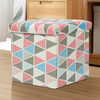 Home Chair Whte Storage Box Toy Storage Stool Ottoman