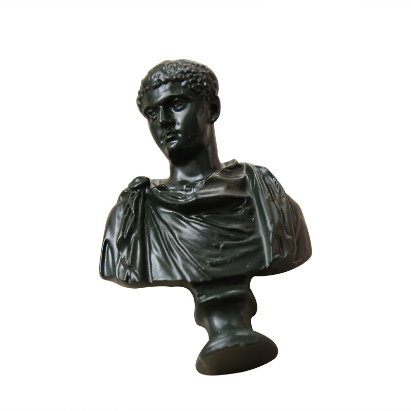 Nordic Mini Plaster Small Avatar Sketch Literary Figure Sculpture American Desktop Ornaments 