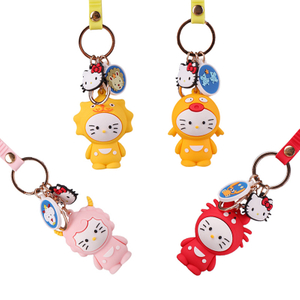 Best Selling Customized Design Double Side Rubber Soft Wholesale Price ODM/OEM Cute PVC Key Chain
