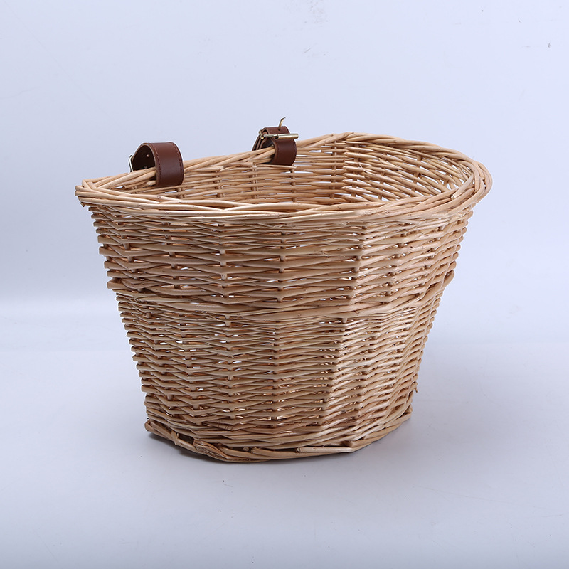 Custom Made Willow Woven Wicker Storage Basket Made in China 