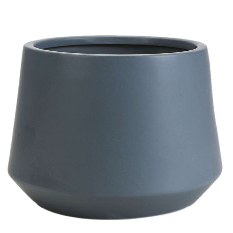 European Ceramic White Home Decor with Metal Stand Marble Glazed Flower