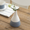 Ceramic Porcelain Stoneware Color Glazed Logo Decal Design Decorative Vase 
