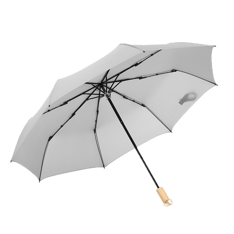 Cheapest Polyester Foldable Umbrella 8k Red And White 2 Colors Promotion Umbrella 