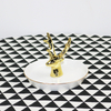 Online Amazon Wholesale Jewelry Gold Porcelain Ring Display Rack Pendant Holders