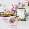 ZINC ALLOY PEWTER ACRYLIC KEY NAPKIN RING HOLDER