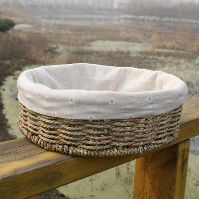 Country Style Storage Basket Seagrass Product Eco-friendly Baskets