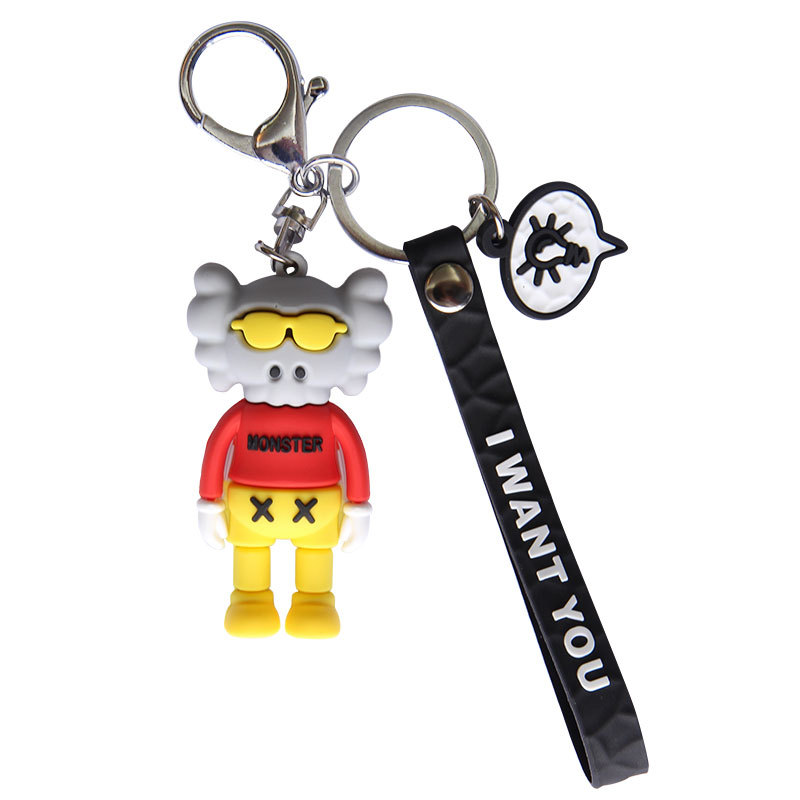 Wholesale Promotional Custom Made Keychain Soft 3D Rubber PVC Key Chain