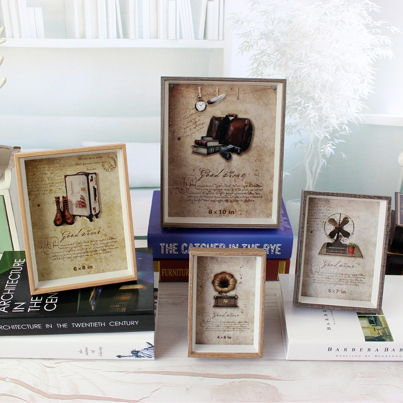 Baby Product Hand Made Wooden Hand&foot Print Photo Frames 