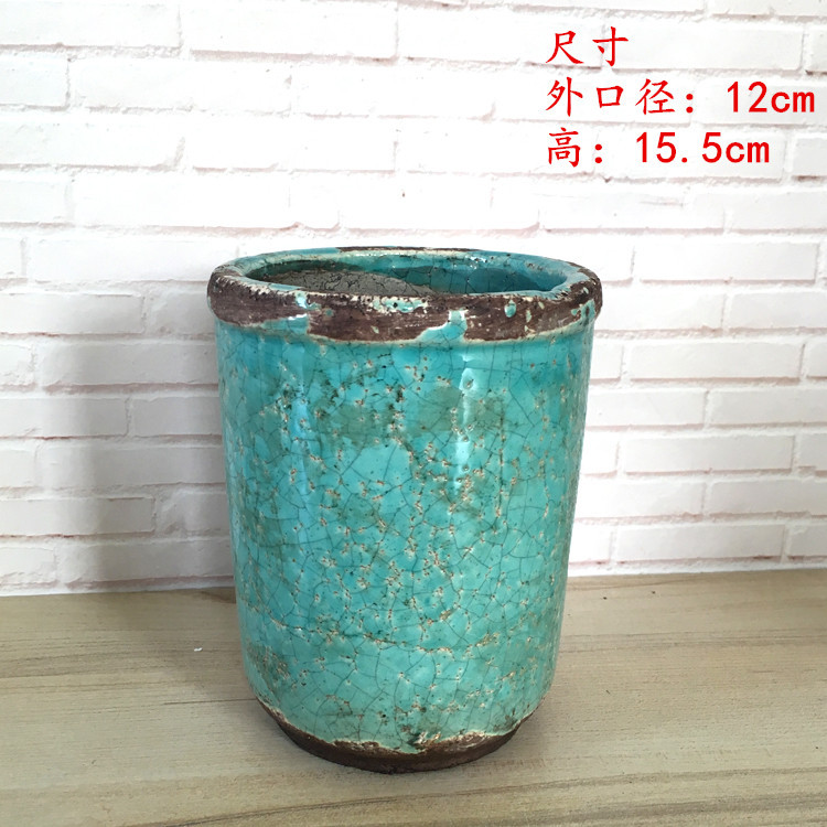 Customized round flower vase home decor cheap new model modern geometric ceramic flower pot