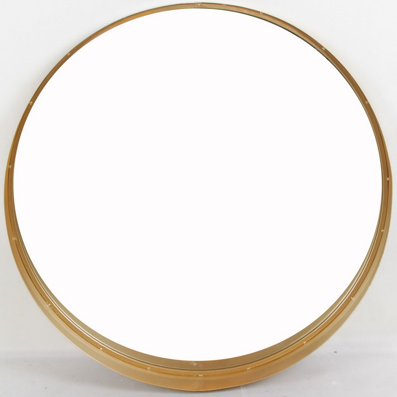 Metal Wall Mirror Frame in Gold Color 
