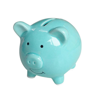 Factory Direct Ceramic Pig Piggy Money Box for Kids' Gift
