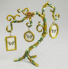Green Creative Vintage Earring Ring Holder Necklace Jewelry Display Stand
