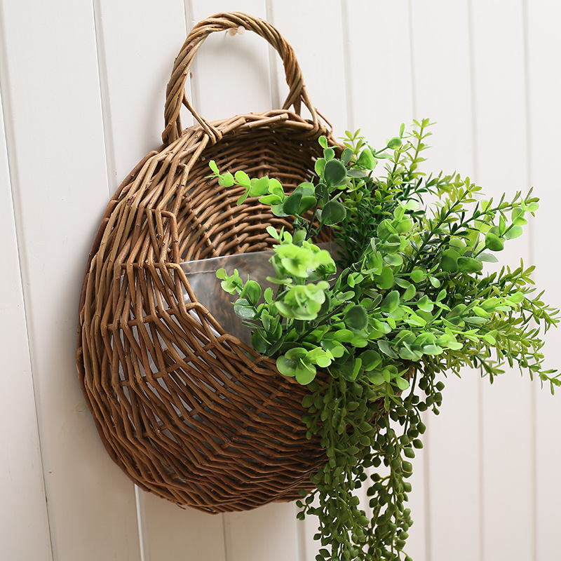 White Willow Storage Baskets With Liner And Handles, High Quality Willow Baskets,Willow Storage Baskets 