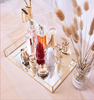 Gold Mirror Tray for Vanity, Dresser, Bathroom, Bedroom 
