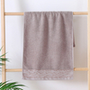 Cotton Grey Hotel & Spa Home Bath Jacquard Towels Face Towel Cotton 2 Piece Towel Set 