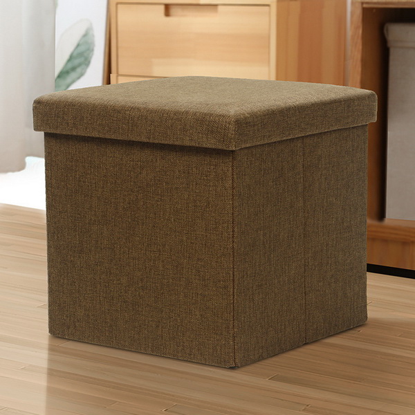 Colorful Pu Leather Folding Storage Ottoman/Moroccan Leather Pouf Ottoman
