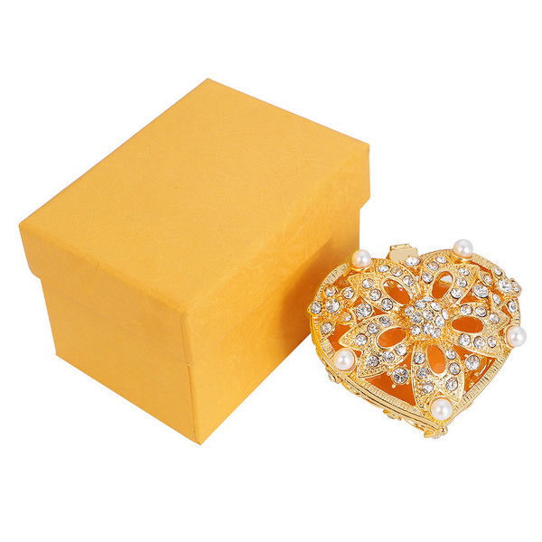 Zinc Alloy Materials ROUND Shape Jewelry Packaging Box-wedding Gift Box