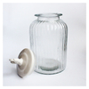 Food Grade Large Heat Resistant Sealing Glass Food Mason Jar Storage Glass Jar 