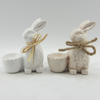 Decorative Ceramic Egg Holder Rabbit for Easter Day 