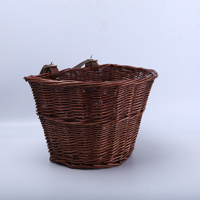 Custom Made Willow Woven Wicker Storage Basket Made in China 