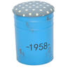 Modern Metal Bucket Base Round Ottoman Stool with Fabric Seat 